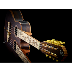 Ortega HYDRA-ZS Twin-neck Tenor ukulele inkl. taske 