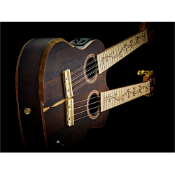 Ortega HYDRA-ZS Twin-neck Tenor ukulele inkl. taske 