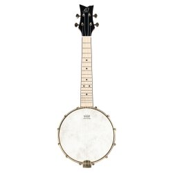 Ortega OUBJE90-MA-L 4-str. Ukulele-banjo m/mikrofon inkl. taske, Venstre