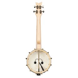 Ortega OUBJE90-MA-L 4-str. Ukulele-banjo m/mikrofon inkl. taske, Venstre