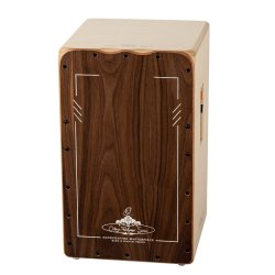 Ortega Performer Cajon, Walnut Front, Left