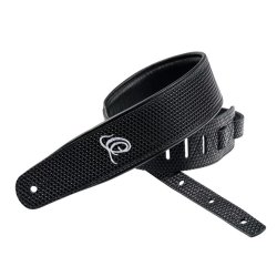 Ortega Guitar L�derrem, 70mm 3-lags. - Sort fletning