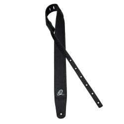 Ortega Guitar L�derrem, 70mm 3-lags. - Sort fletning