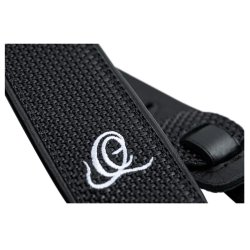 Ortega Guitar L�derrem, 70mm 3-lags. - Sort fletning