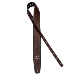 Ortega OSCL-4 Guitar L�der rem, 70mm 2-lags, Vintage Brun