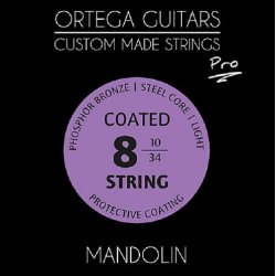 Ortega Strenges�t 8-str. Mandolin, Coated Phosphor Bronze