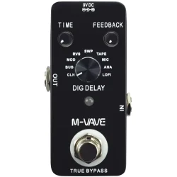 M-Vave Dig Delay Guitarpedal/Effektpedal - Delay (Elektrisk Guitar)
