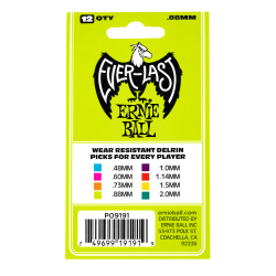 Ernie Ball EB-9191 Everlast Pick .88 mm Gr�n (12 stk) 
