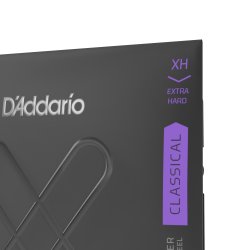D'Addario Fretted XTC44 XT Classical Coated Extra Hard Tension Klassisk Guitar Strengest