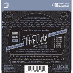 D'Addario Fretted EJ46TT Pro Art Dynacore Hard Tension Klassisk Guitar Strengest