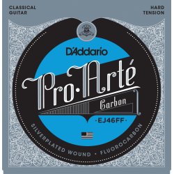 D'Addario Fretted EJ46FF Pro Art Carbon Hard Tension Klassisk Guitar Strengest