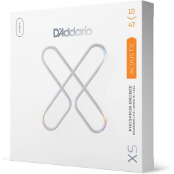 D'Addario Fretted XSAPB1047-3P XS Phos. Bronze Extra Light 010-047 Western Guitar Strengest (3-st)