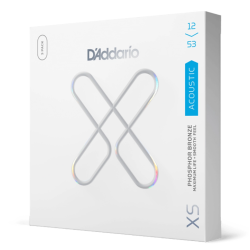 D'Addario Fretted XSAPB1253-3P XS Phosphor Bronze Light 012-053 Western Guitar Strengest (3-st)