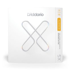 D'Addario Fretted XSABR1256 XS 80/20 Bronze Light Medium 012-056 Western Guitar Strengest