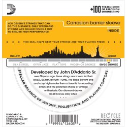 D'Addario Fretted EJ14 80/20 Bronze Light Medium 012-056 Western Guitar Strengest