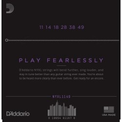 D'Addario Fretted NYXL1149 NYXL Medium 11-49 Elektrisk Guitar Strengest