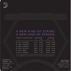 D'Addario Fretted NYXL1149 NYXL Medium 11-49 Elektrisk Guitar Strengest