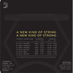 D'Addario Fretted NYXL0946 NYXL Super Light Top/Regular Bottom 09-46 Elektrisk Guitar Strengest