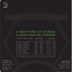 D'Addario Fretted NYXL0838 NYXL Extra Super Light 08-38 Elektrisk Guitar Strengest