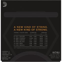 D'Addario Fretted NYXL1046BT NYXL Regular Light Balanced Tension 10-46 Elektrisk Guitar Strengest
