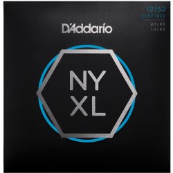 D'Addario Fretted NYXL1252W NYXL Light Wound 3rd 12-52W Elektrisk Guitar Strengest