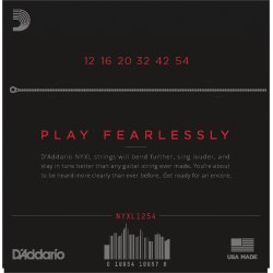D'Addario Fretted NYXL1254 NYXL Heavy 12-54 Elektrisk Guitar Strengest