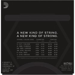 D'Addario Fretted NYXL1260 NYXL Extra Heavy 12-60 Elektrisk Guitar Strengest