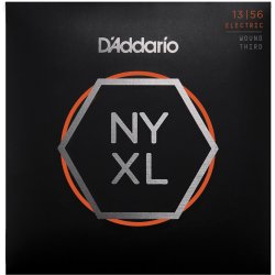 D'Addario Fretted NYXL1356W NYXL Medium Wound 3rd 13-56W Elektrisk Guitar Strengest