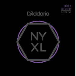 D'Addario Fretted NYXL1164 NYXL 7-strenget Medium 11-64 Elektrisk Guitar Strengest