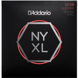 D'Addario Fretted NYXL1238PS NYXL Custom Medium E9 Pedal Steel 12-38 Elektrisk Guitar Strengest