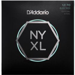 D'Addario Fretted NYXL1270PS NYXL Custom Medium C6th Pedal Steel 12-70 Elektrisk Guitar Strengest