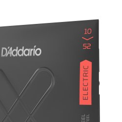 D'Addario Fretted XTE1052 XT Nickel Coated Light Top/Heavy Bottom 10-52 Elektrisk Guitar Strengest