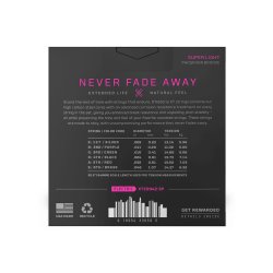 D'Addario Fretted XTE0942-3P XT Nickel Coated Super Light 09-42 Elektrisk Guitar Strengest (3-st)