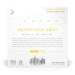 D'Addario Fretted XSE0946 XS Nickel Coated Super Light T/Regular B 09-46 Elektrisk Guitar Strengest