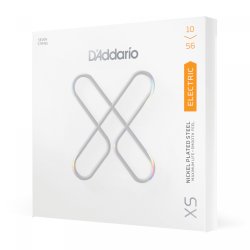 D'Addario Fretted XSE1056 XS Nickel Coated 7-strenget RegularLight 10-56 Elektrisk Guitar Strengest