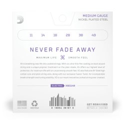 D'Addario Fretted XSE1149 XS Nickel Coated Medium 11-49 Elektrisk Guitar Strengest