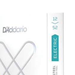 D'Addario Fretted XSE1252W XS Nickel Coated Light Wound 3rd 12-52 Elektrisk Guitar Strengest