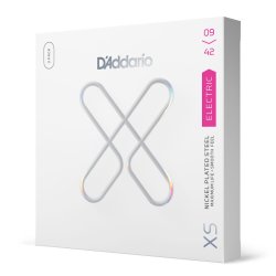 D'Addario Fretted XSE0942-3P XS Nickel Coated Super Light 09-42 Elektrisk Guitar Strengest (3-st)