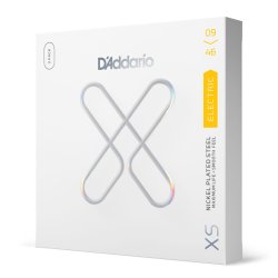 D'Addario Fretted XSE0946-3P XS Nickel C. LightT/RegularB 09-46 Elektrisk Guitar Strengest (3-st)