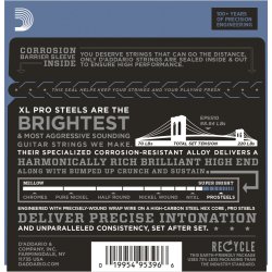 D'Addario Fretted EPS510 XL Pro Steels Regular Light 10-46 Elektrisk Guitar Strengest