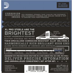 D'Addario Fretted EPS530 XL Pro Steels Extra Super Light 08-38 Elektrisk Guitar Strengest