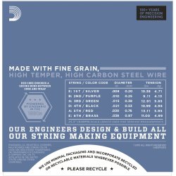 D'Addario Fretted EPS530 XL Pro Steels Extra Super Light 08-38 Elektrisk Guitar Strengest