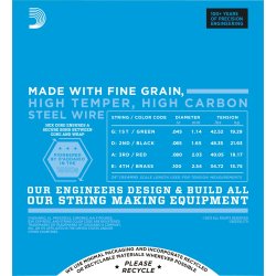 D'Addario Fretted ESXL170 Double Ball/Steinberger Light 045-100 elektrisk bas strenges�t