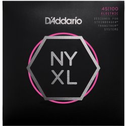 D'Addario Fretted NYXLS45100 NYXL Double Ball/Steinberger 045-100 elektrisk bas strengest