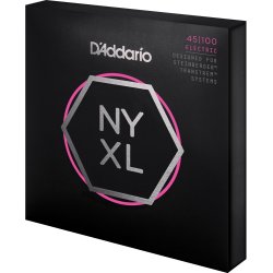 D'Addario Fretted NYXLS45100 NYXL Double Ball/Steinberger 045-100 elektrisk bas strengest