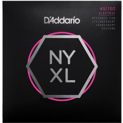 D'Addario Fretted NYXLS45130 Double Ball/Steinberger 045-130 (5-strenge) elektrisk bas strengest