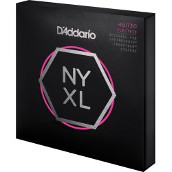 D'Addario Fretted NYXLS45130 Double Ball/Steinberger 045-130 (5-strenge) elektrisk bas strengest