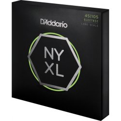 D'Addario Fretted NYXL45105 NYXL Long Scale 045 - 105 elektrisk bas strengest