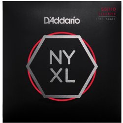 D'Addario Fretted NYXL55110 NYXL Nickel Wound Heavy 055 - 110 elektrisk bas strengest