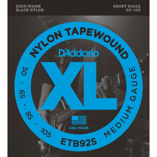 Strengesæt Elbas - 105 (Short Scale) - XL Nylon Tape Wound - Aalborg